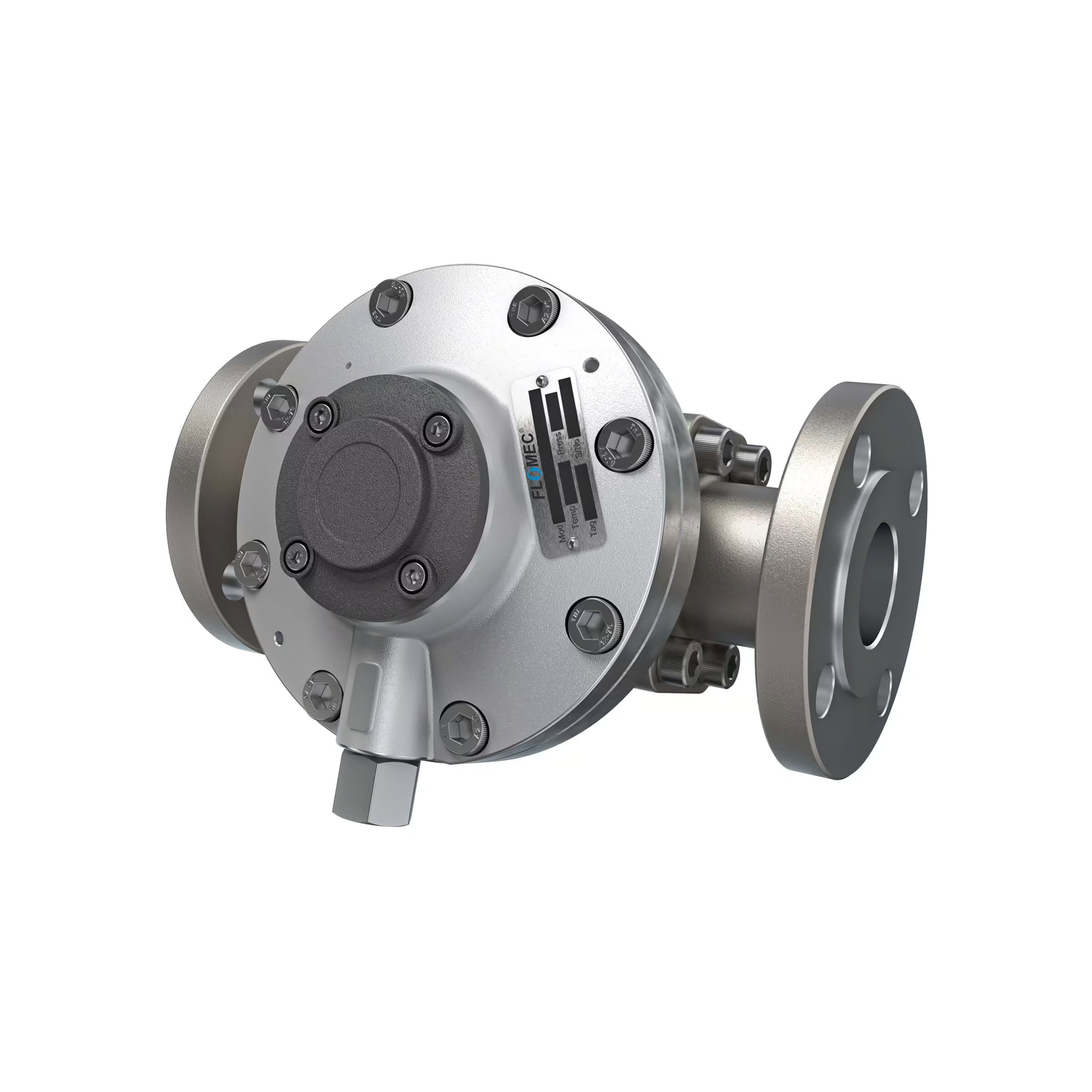 1-1/2" Oval Gear Aluminum #150 ANSI Flange Blind Transmitter