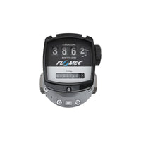 1-1/2" Oval Gear Aluminum NPT Flow Meter with Mechanical Display