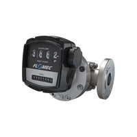 1-1/2" Oval Gear Aluminum #150 ANSI Flange Flow Meter with Mechanical Display