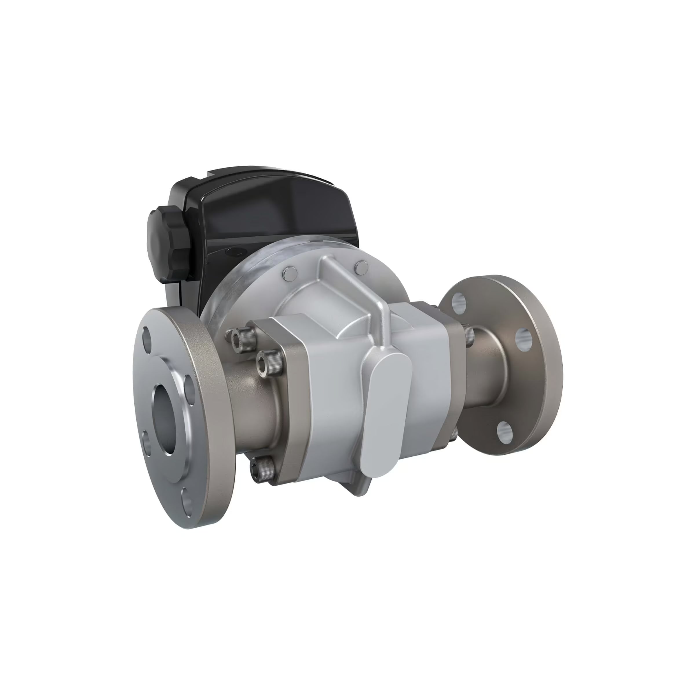 1-1/2" Oval Gear Aluminum #150 ANSI Flange Flow Meter with Mechanical Display
