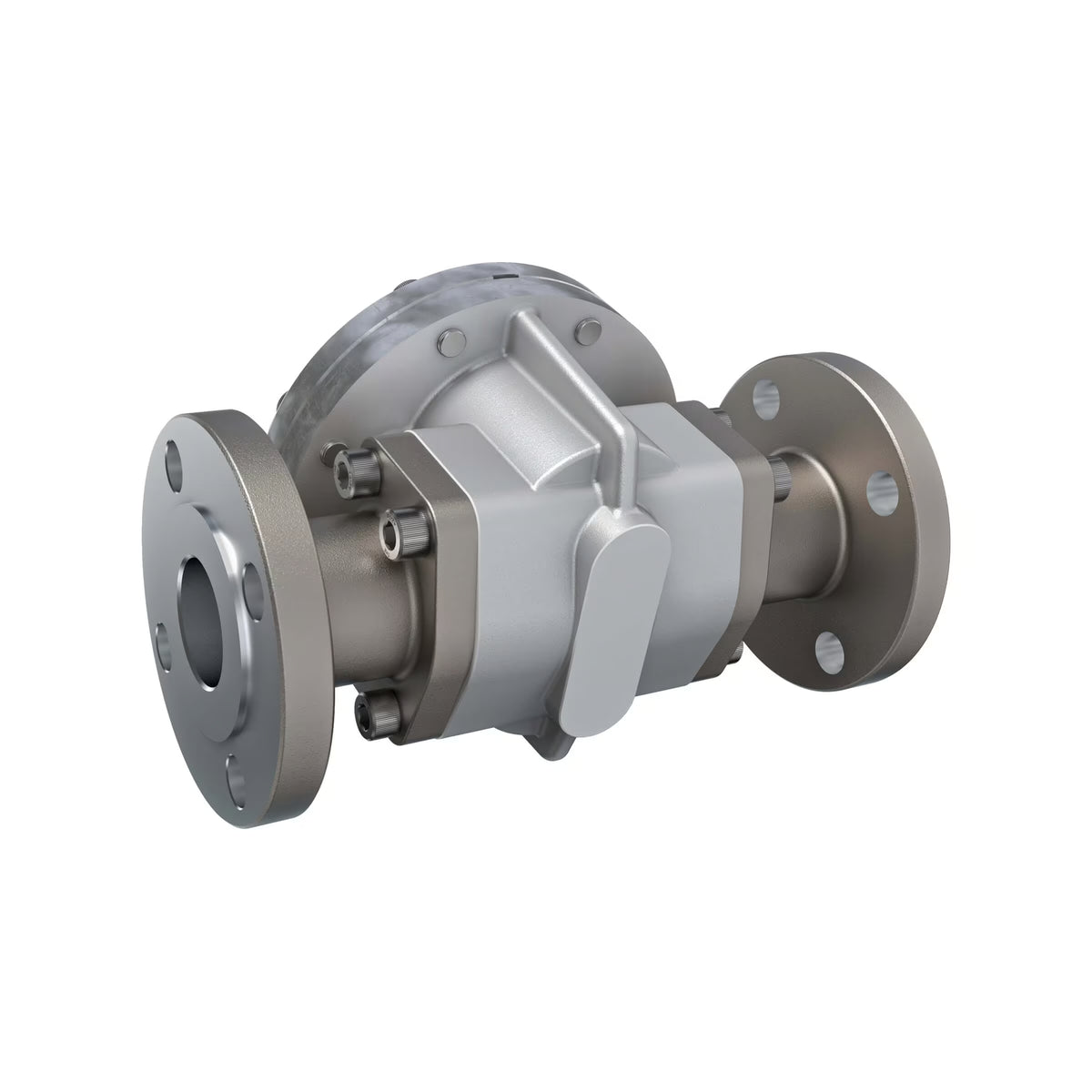 1-1/2" Oval Gear Aluminum #150 ANSI Flange Blind Transmitter with Analog Output (4-20mA)