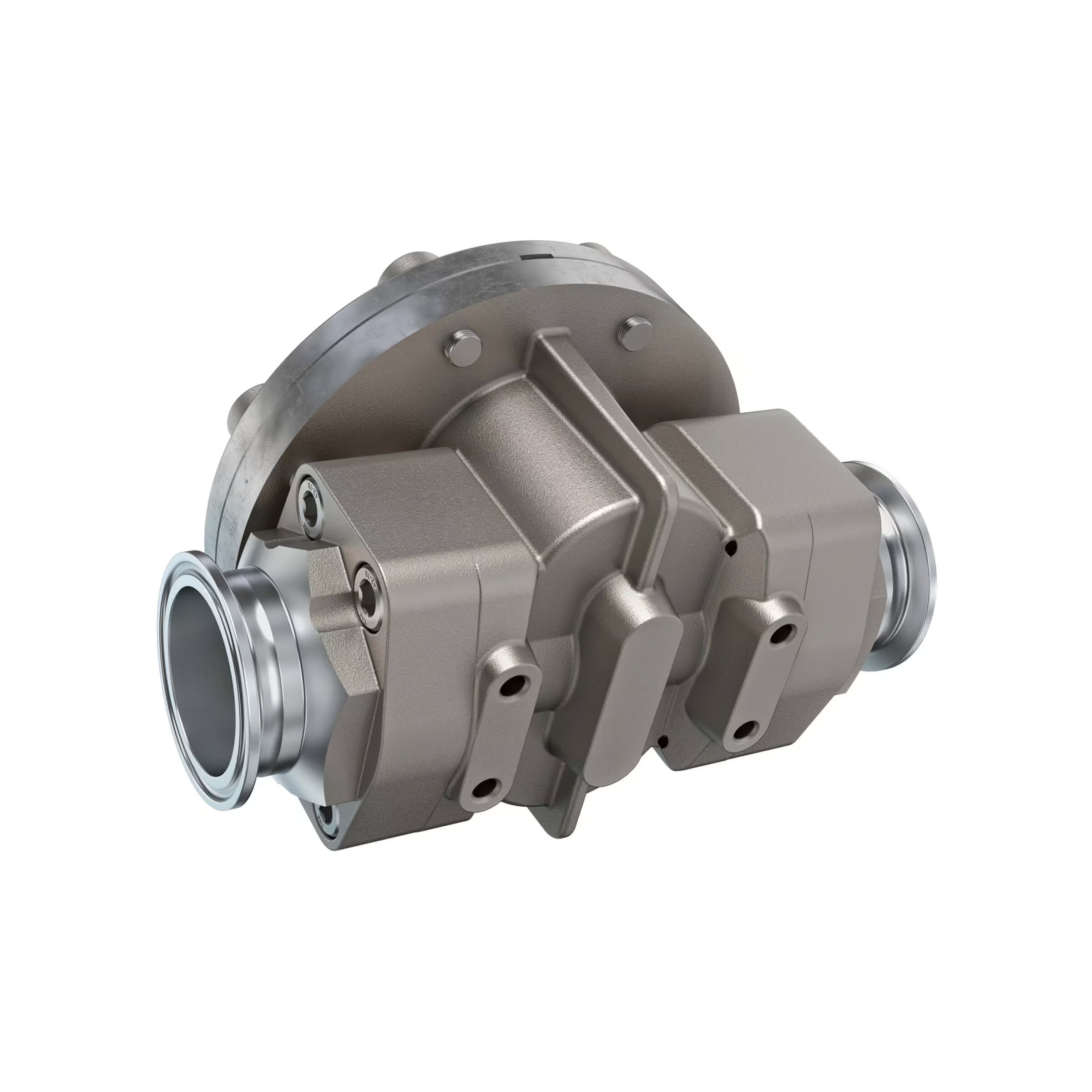 1-1/2" Oval Gear Stainless Steel Tri-Clamp Blind Transmitter