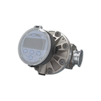1-1/2" Oval Gear Stainless Steel Tri-Clamp Flow Meter, RT14 Transmitter with Built-In Digital Display
