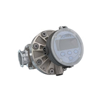 1-1/2" Oval Gear Stainless Steel Tri-Clamp Flow Meter, RT14 Transmitter with Built-In Digital Display