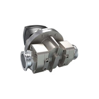 1-1/2" Oval Gear Stainless Steel Tri-Clamp Flow Meter, RT40 Transmitter with Built-In Digital Display