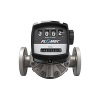 1-1/2" Oval Gear Stainless Steel #150 ANSI Flange Flow Meter with Mechanical Display