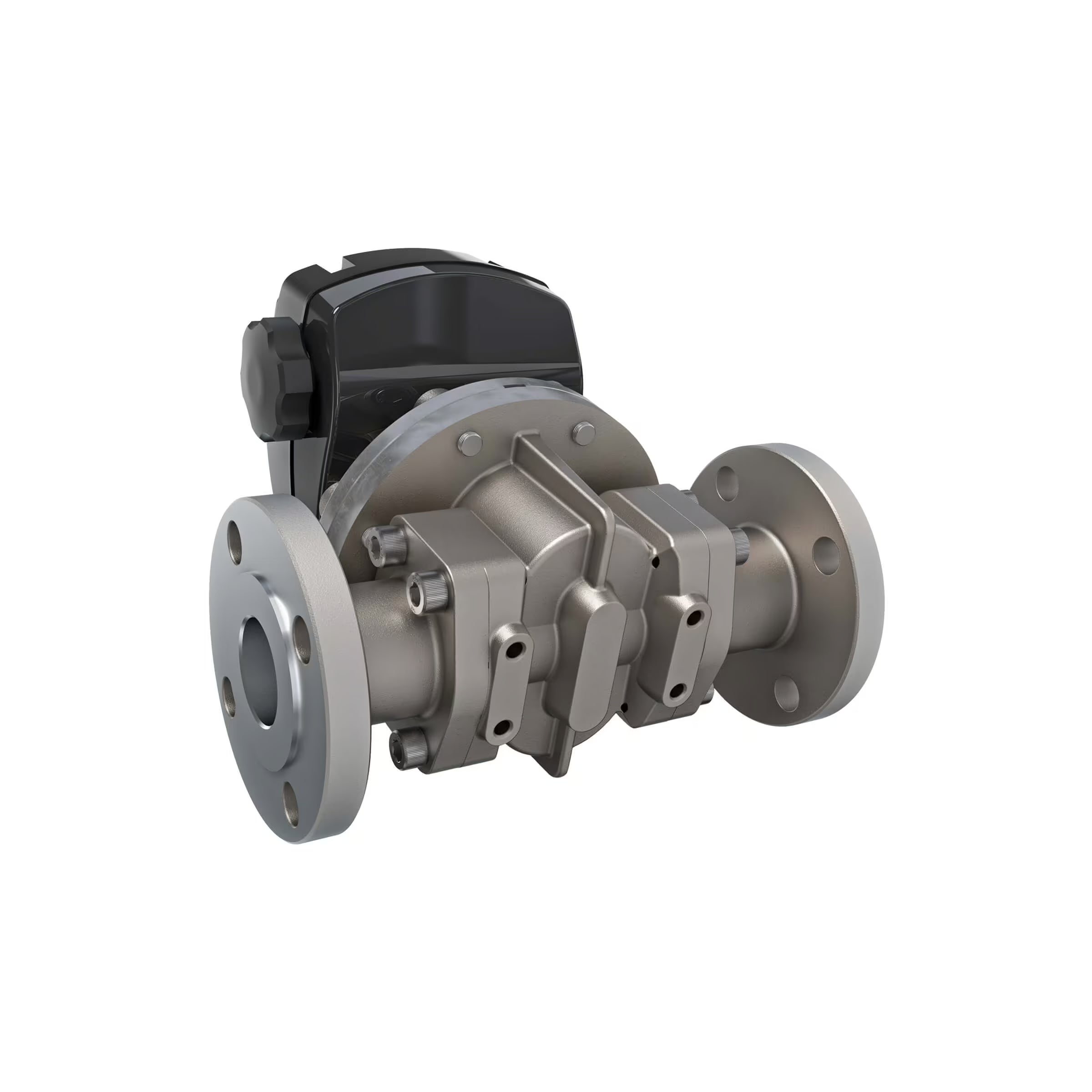 1-1/2" Oval Gear Stainless Steel #150 ANSI Flange Flow Meter with Mechanical Display