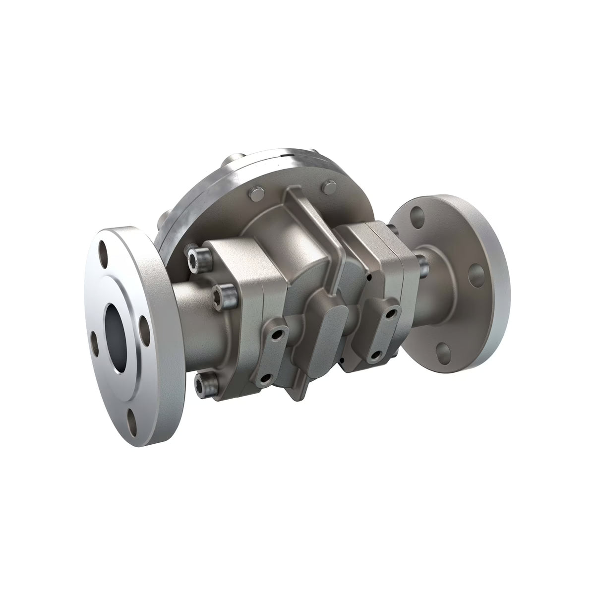 1-1/2" Oval Gear Stainless Steel #150 ANSI Flange Blind Transmitter with Analog Output (4-20mA)