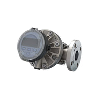 1-1/2" Oval Gear Stainless Steel #150 ANSI Flange Flow Meter, RT14 Transmitter with Built-In Digital Display