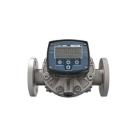 1-1/2" Oval Gear Stainless Steel #150 ANSI Flange Flow Meter, RT40 Transmitter with Built-In Digital Display