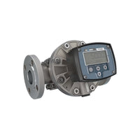 1-1/2" Oval Gear Stainless Steel #150 ANSI Flange Flow Meter, RT40 Transmitter with Built-In Digital Display