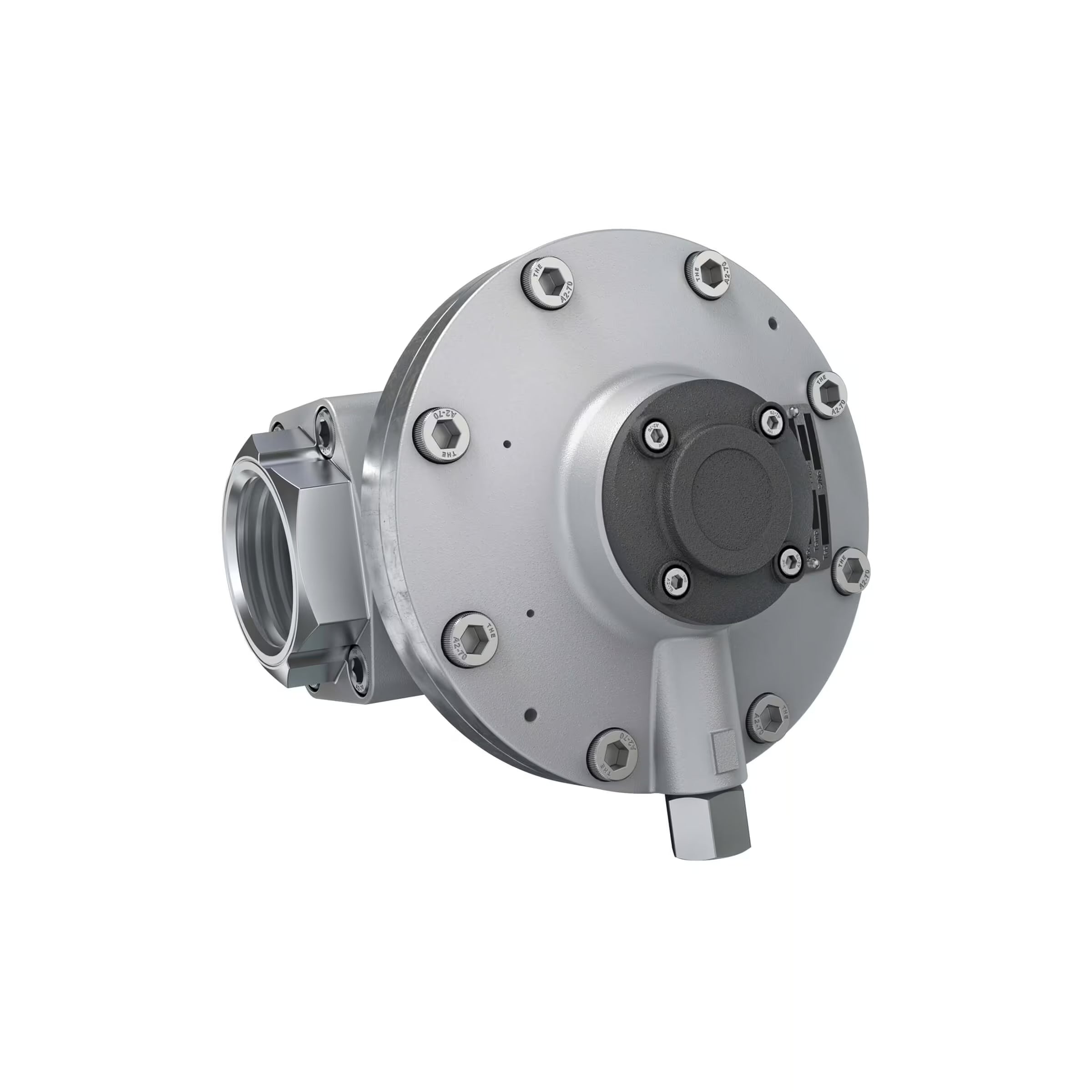2" Oval Gear Aluminum NPT Blind Transmitter
