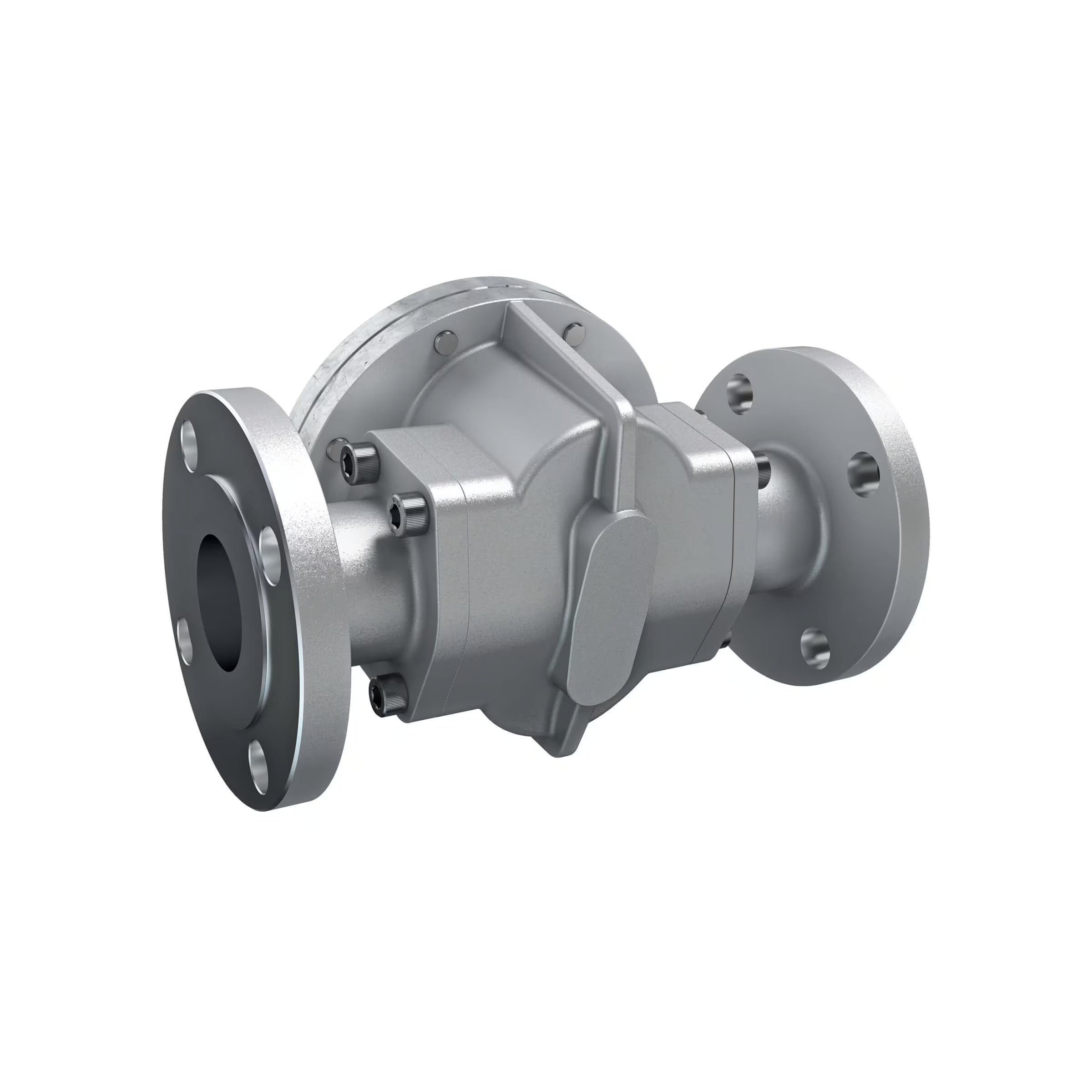 2" Oval Gear Aluminum  #150 ANSI Flange Blind Transmitter