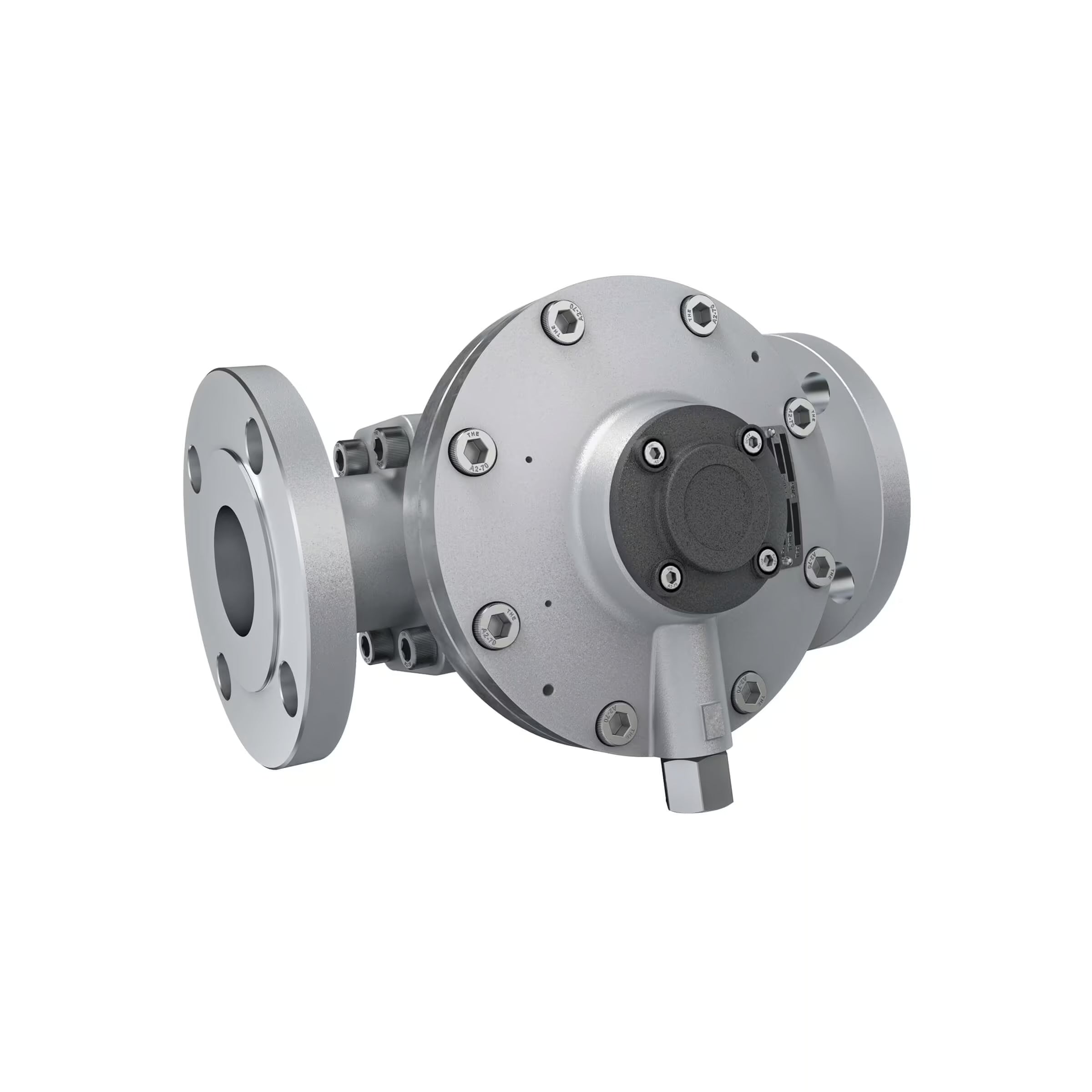 2" Oval Gear Aluminum  #150 ANSI Flange Blind Transmitter