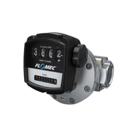 2" Oval Gear Aluminum NPT Flow Meter with Mechanical Display