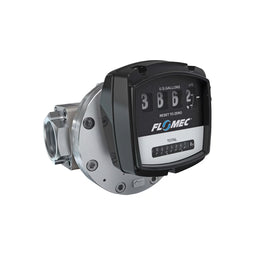 2" Oval Gear Aluminum NPT Flow Meter with Mechanical Display