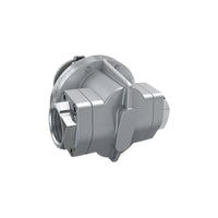 2" Oval Gear Aluminum NPT Flow Meter, RT14 Transmitter with Built-In Digital Display