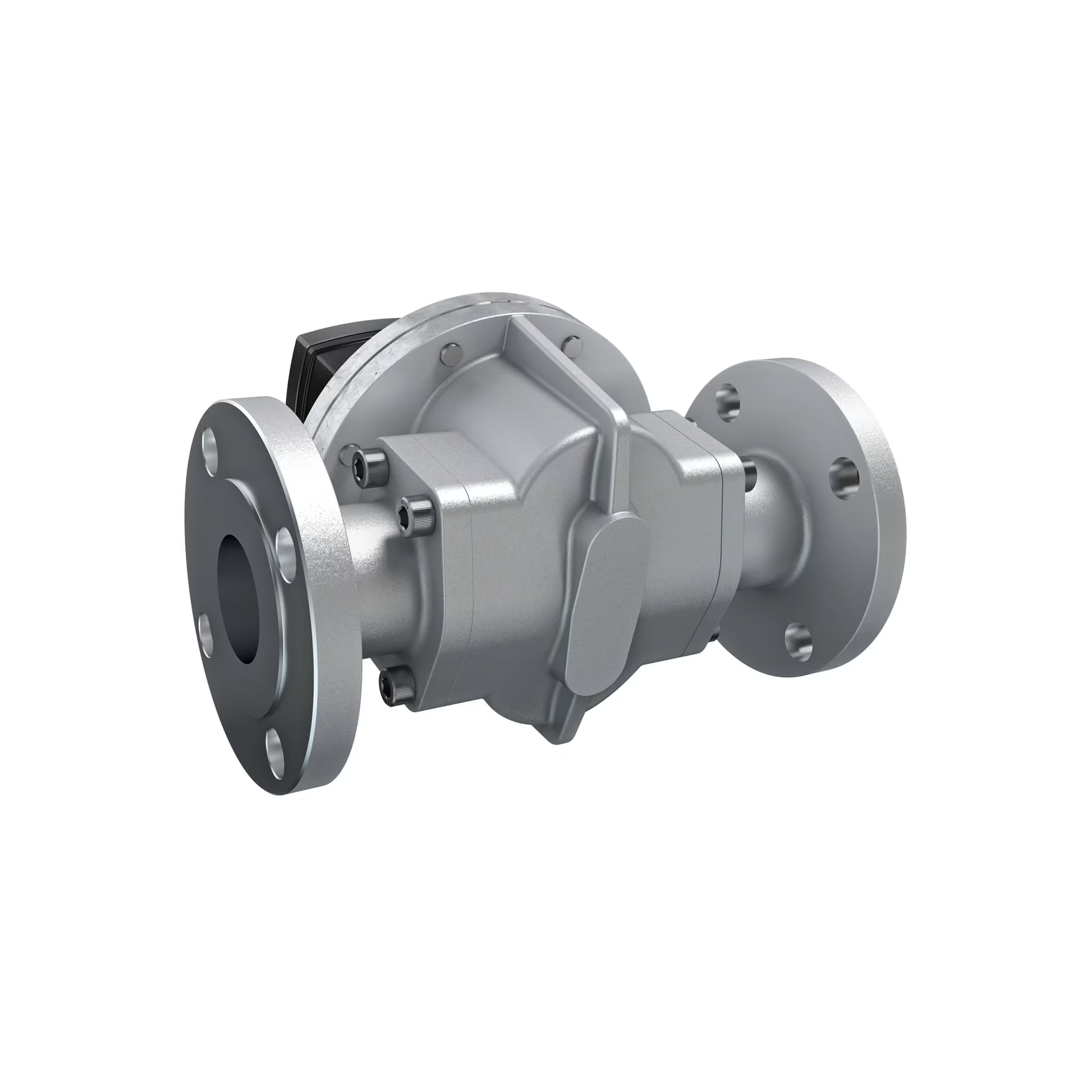 2" Oval Gear Aluminum #150 ANSI Flange Flow Meter, RT40 Transmitter with Built-In Digital Display