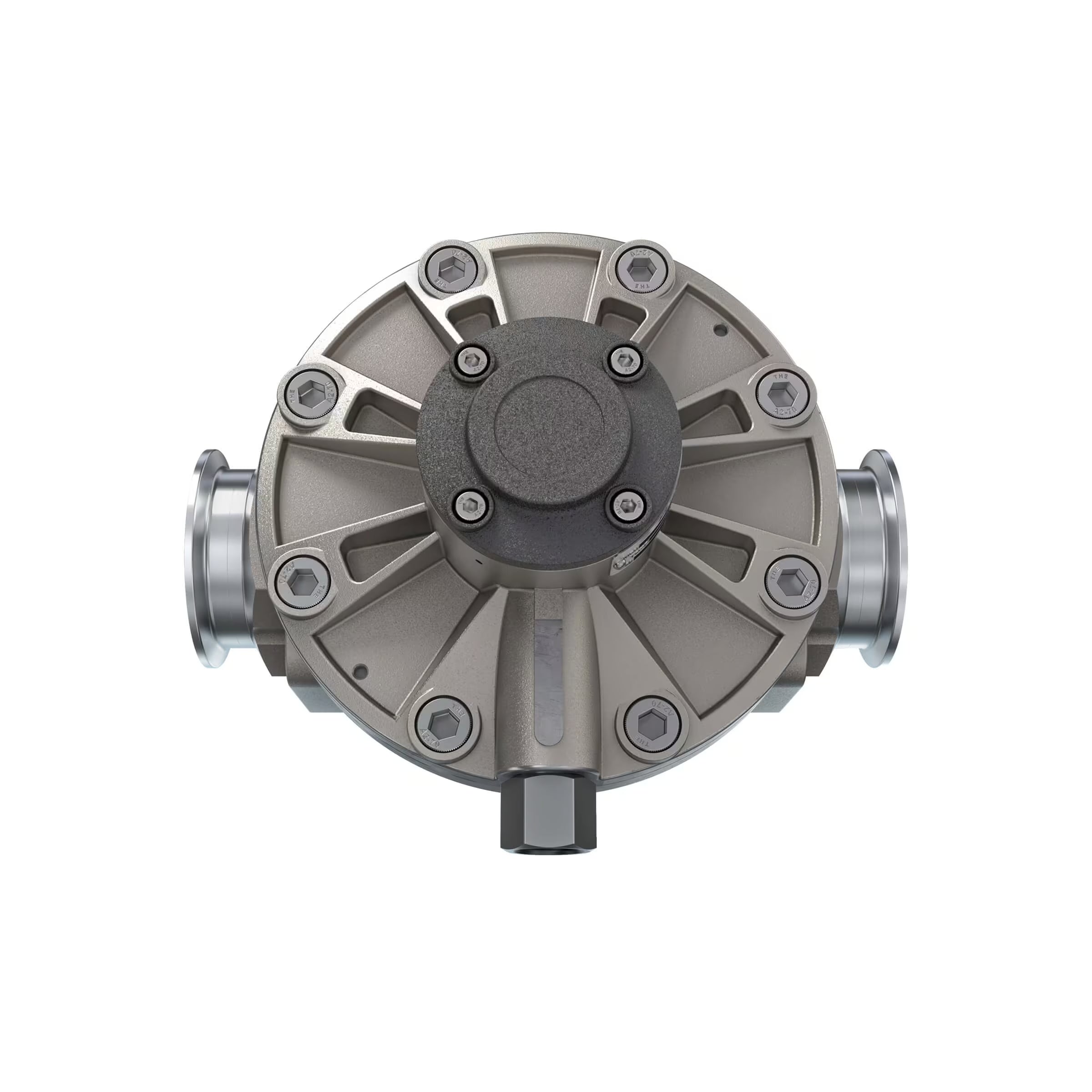 2" Oval Gear Stainless Steel Tri-Clamp Blind Transmitter