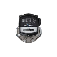 2" Oval Gear Stainless Steel NPT Flow Meter with Mechanical Display