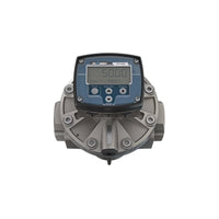 2" Oval Gear Stainless Steel NPT Flow Meter, RT40 Transmitter with Built-In Digital Display