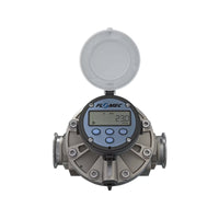 2" Oval Gear Stainless Steel Tri-Clamp Flow Meter, RT14 Transmitter with Built-In Digital Display