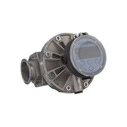 2" Oval Gear Stainless Steel Tri-Clamp Flow Meter, RT14 Transmitter with Built-In Digital Display