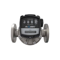 2" Oval Gear Stainless Steel #150 ANSI Flange Flow Meter with Mechanical Display