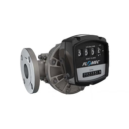 2" Oval Gear Stainless Steel #150 ANSI Flange Flow Meter with Mechanical Display