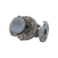 2" Oval Gear Stainless Steel #150 ANSI Flange Flow Meter, RT14 Transmitter with Built-In Digital Display