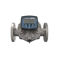 2" Oval Gear Stainless Steel #150 ANSI Flange Flow Meter, RT40 Transmitter with Built-In Digital Display