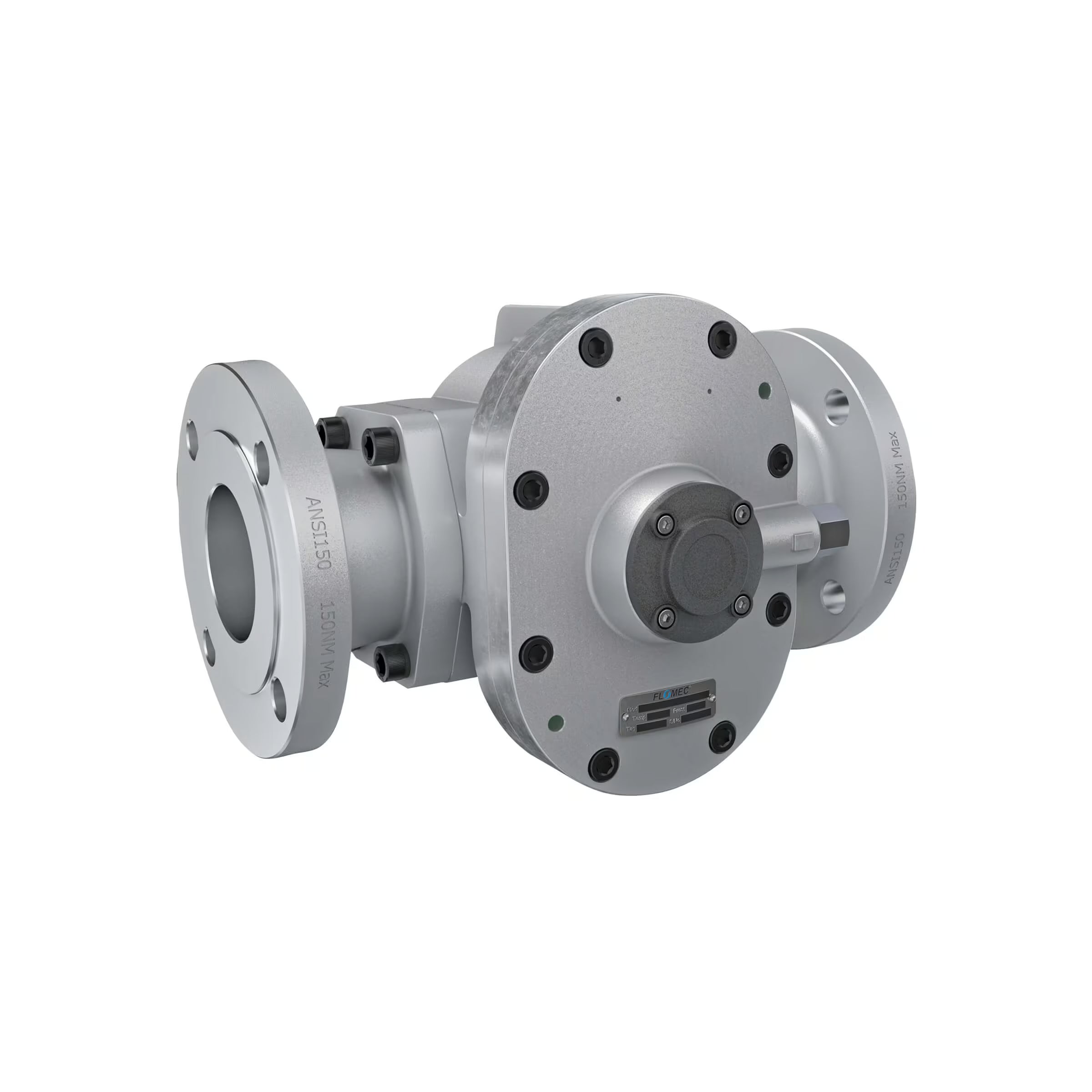 3" Oval Gear Aluminum #150 ANSI Flange Blind Transmitter