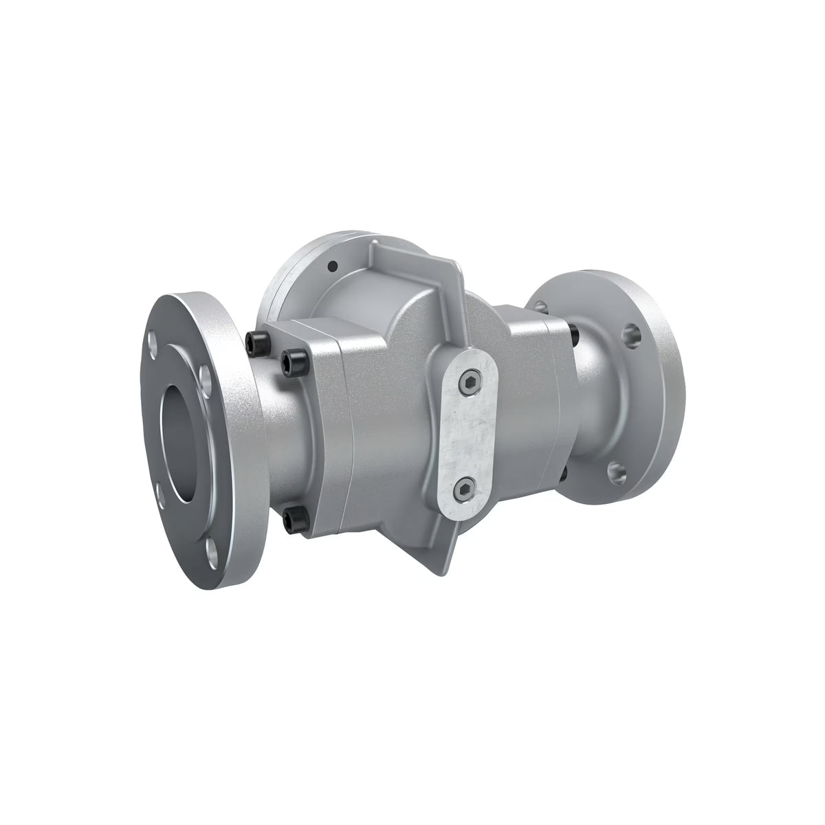 3" Oval Gear Aluminum #150 ANSI Flange Blind Transmitter with Analog Output (4-20mA)