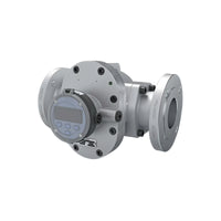 3" Oval Gear Aluminum #150 ANSI Flange Flow Meter, RT14 Transmitter with Built-In Digital Display