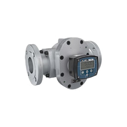 3" Oval Gear Aluminum #150 ANSI Flange Flow Meter, RT40 Transmitter with Built-In Digital Display
