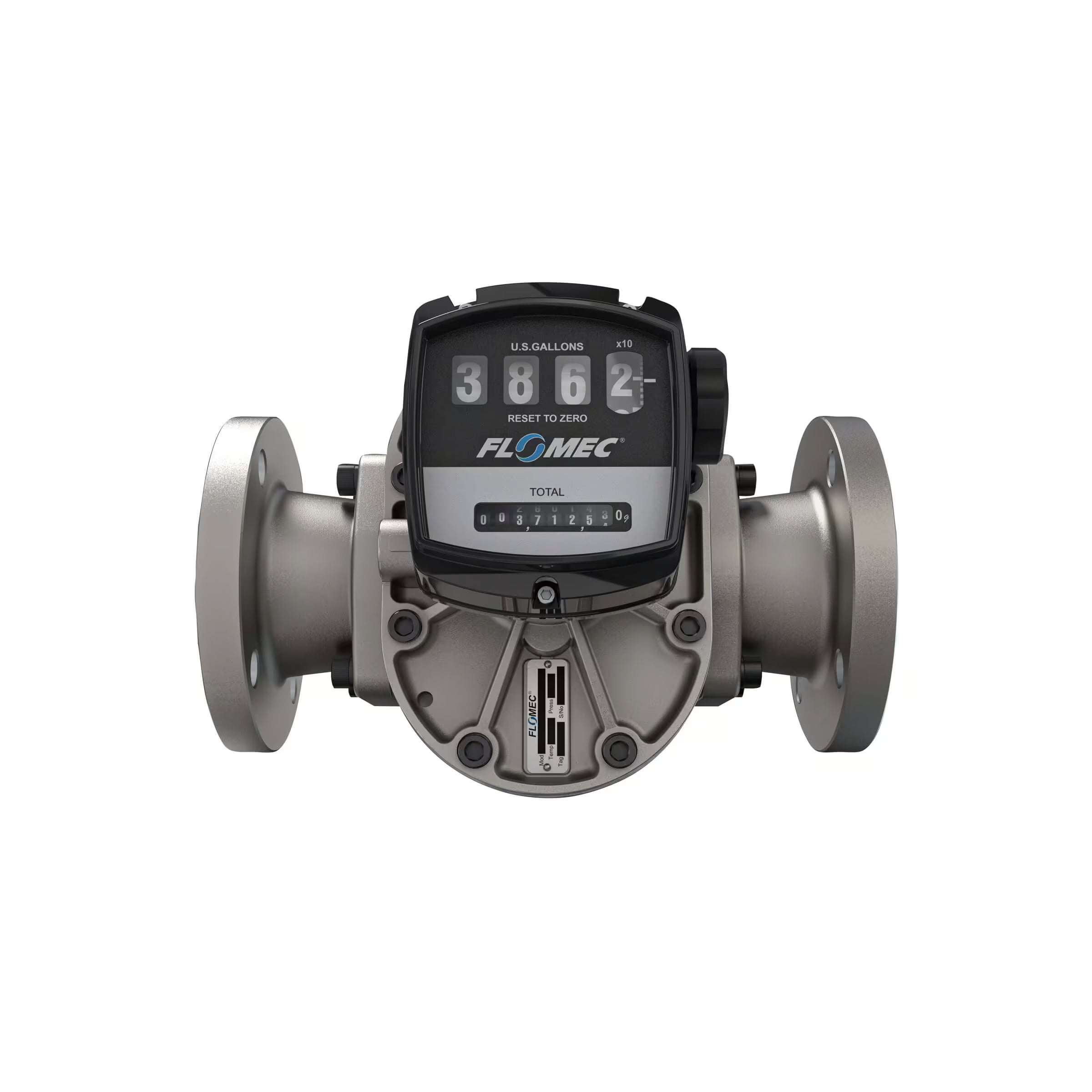 3" Oval Gear Stainless Steel #150 ANSI Flange Flow Meter with Mechanical Display