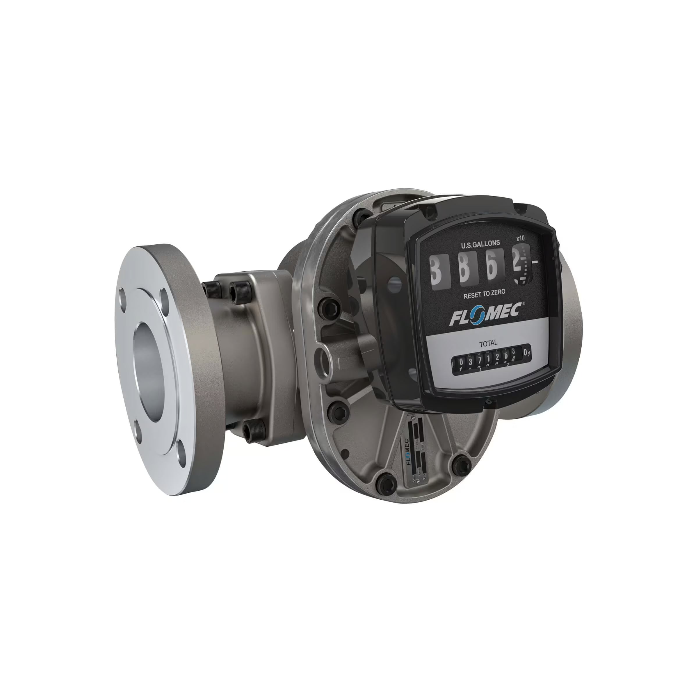 3" Oval Gear Stainless Steel #150 ANSI Flange Flow Meter with Mechanical Display