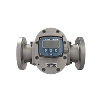 3" Oval Gear Stainless Steel #150 ANSI Flange Flow Meter, RT40 Transmitter with Built-In Digital Display