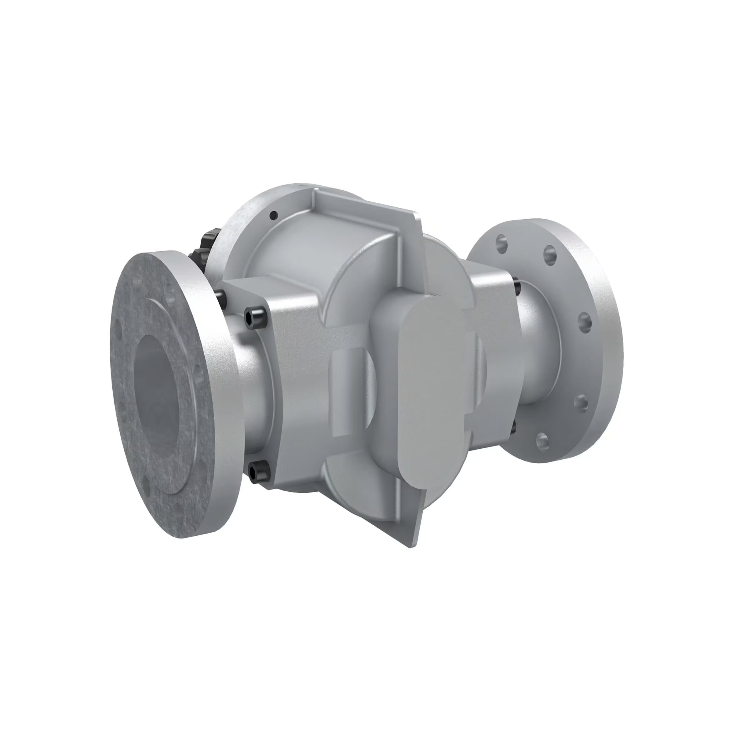 4" Oval Gear Aluminum #150 ANSI Flange Flow Meter with Mechanical Display