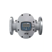 4" Oval Gear Aluminum #150 ANSI Flange Flow Meter, RT40 Transmitter with Built-In Digital Display