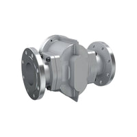 4" Oval Gear Aluminum #150 ANSI Flange Flow Meter, RT40 Transmitter with Built-In Digital Display