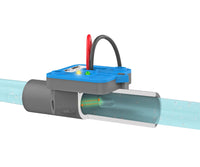 1" PVC Ultrasonic Flow Sensor, Spigot, Blind Transmitter