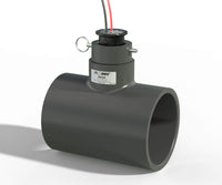 4" Ultrasonic Flow Sensor with PVC Tee, Socket