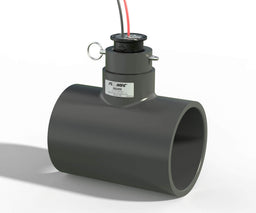 4" Ultrasonic Flow Sensor with PVC Tee, Socket