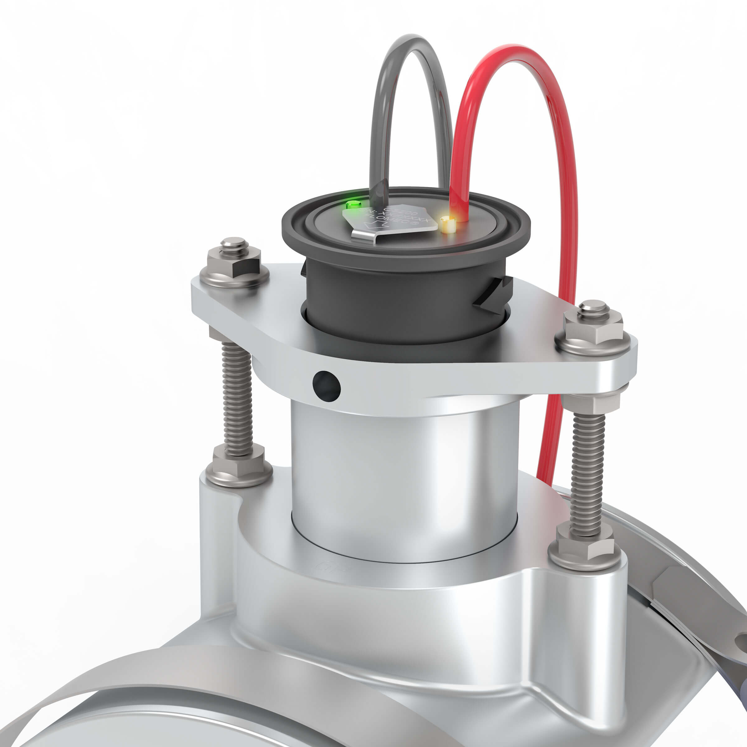 10" Ultrasonic Flow Sensor with Saddle for NPS IPS Pipe