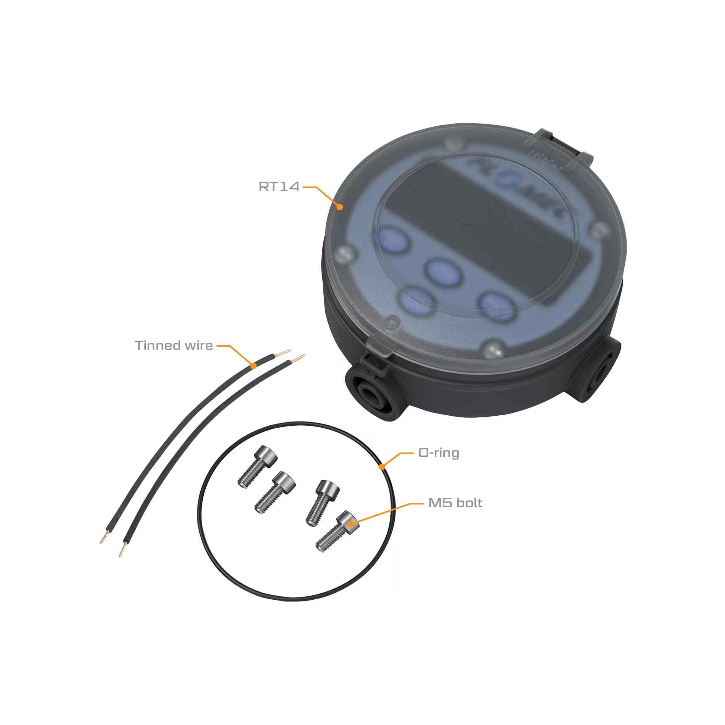 RT14 Transmitter with Built-In Digital Display, Meter Mount, Safe Area Only