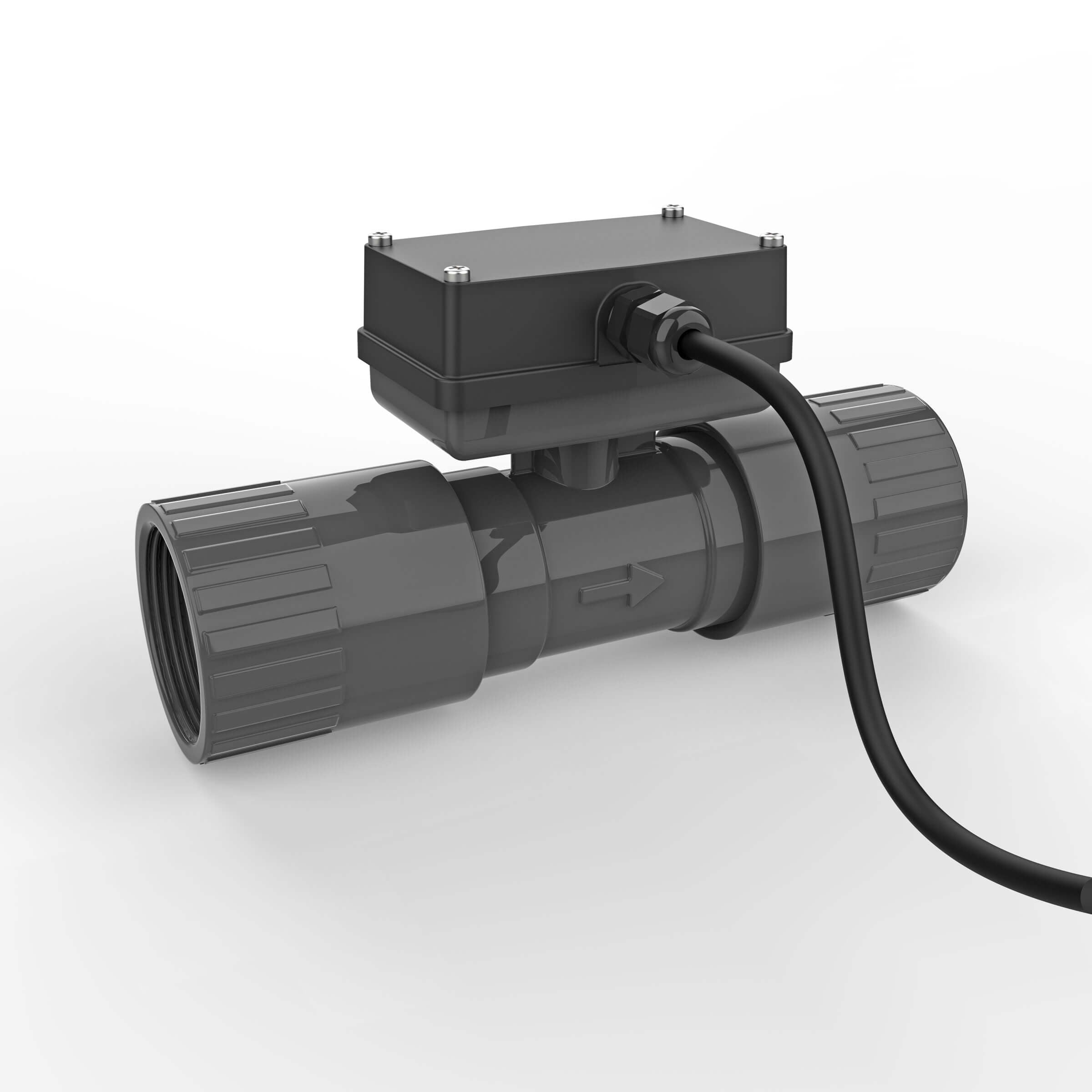1-1/2" Turbine PVC BSPT Blind Transmitter