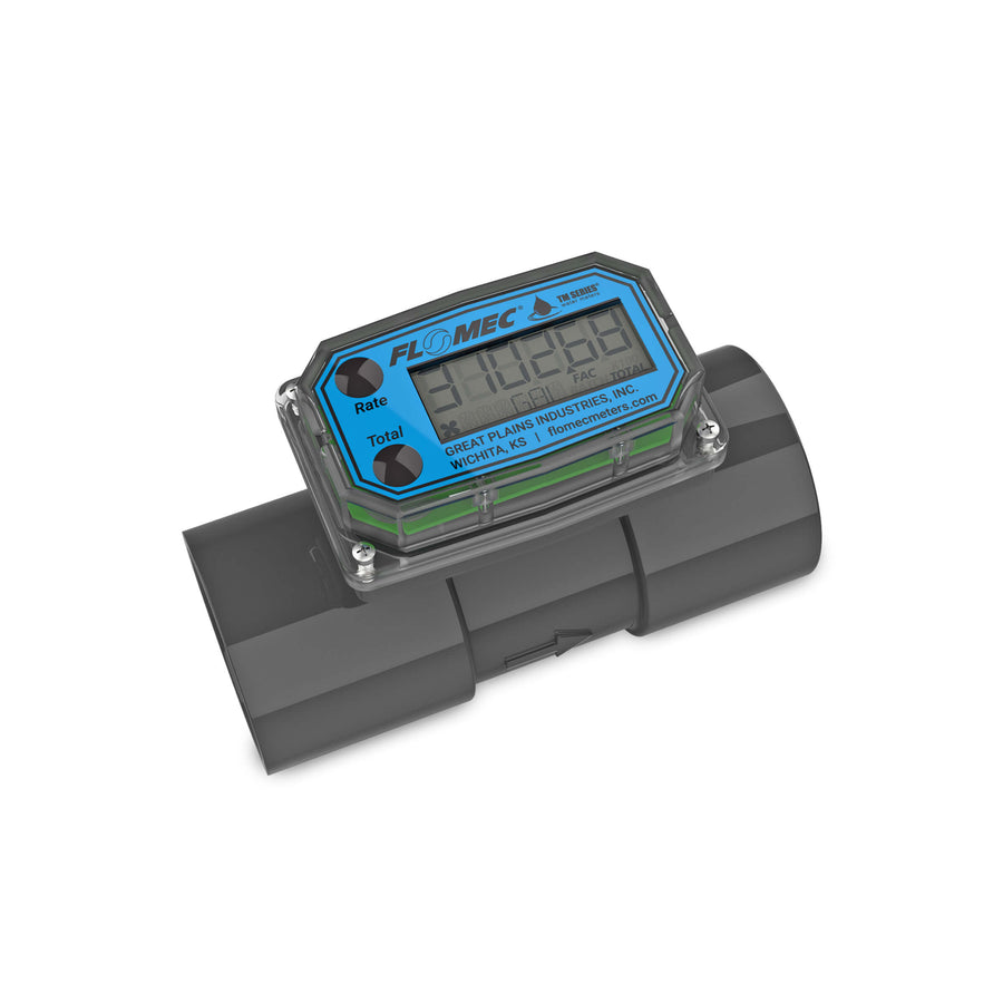 2" Turbine PVC Spigot Flow Meter with Digital Display