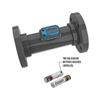 3" Turbine PVC #150 ANSI Flange Flow Meter with Digital Display