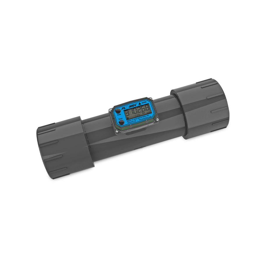 3" Turbine PVC NPT Flow Meter with Digital Display